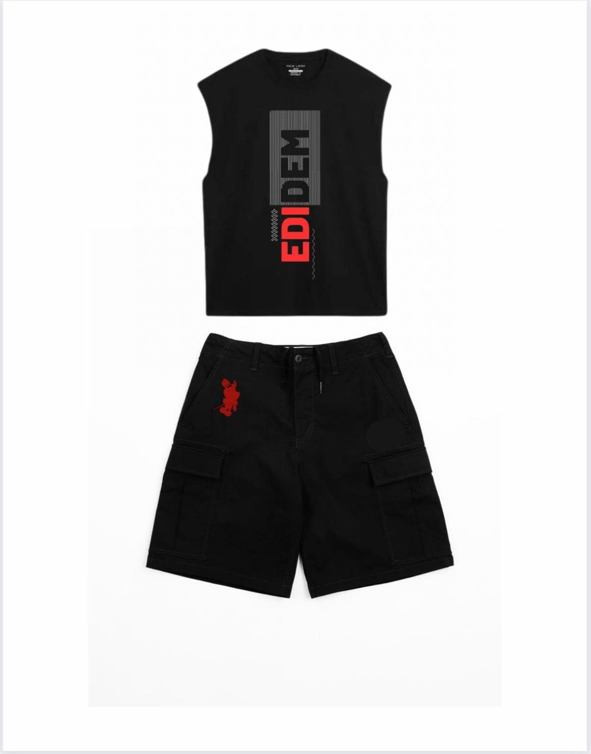DEM Sleeveless & Cargo Short